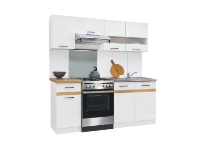Bucatarie Silvia 180 cm ALB - imagine 2