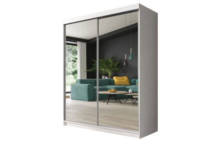 Dressing Ovidiu 20, 183x218x61 cm, alb - imagine 3