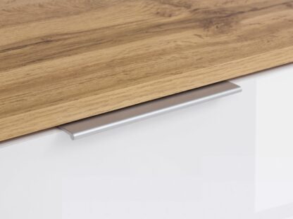 Comoda 4 Tudor, 104x106x41 cm, PAL, alb/sonoma - imagine 4
