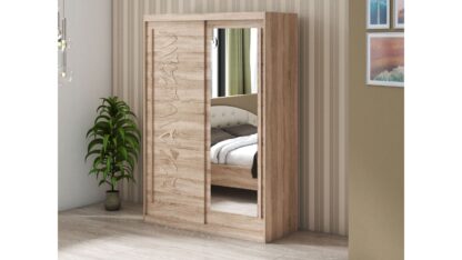 Dressing Tokyo TK-2, Sonoma, 150x215x59 cm, Usi culisante