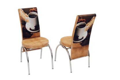 Set masa mercan cu 6 scaune , cesti - imagine 2