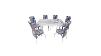 Set masa mercan cu 6 scaune , lavanda
