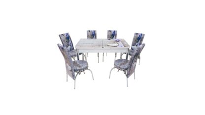 Set masa mercan cu 6 scaune , lavanda