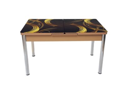 Set masa mercan cu 6 scaune , cercuri - imagine 3