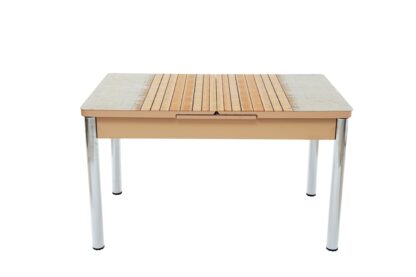 Set masa mercan cu 6 scaune , rustic - imagine 3