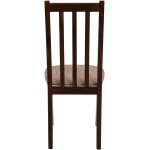 Set masa extensibila 120x150cm cu 4 scaune tapitate, MB-13 Max5 si S-38 Boss10 O2, nuc, lemn masiv, stofa - imagine 10
