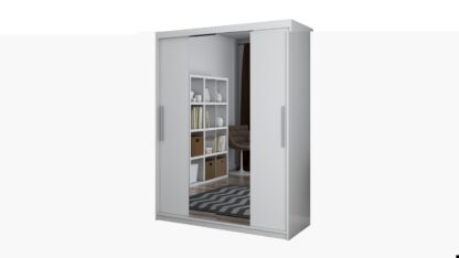 Dressing Catalin cu oglinda Alb - imagine 3