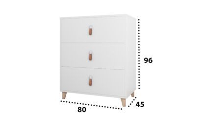 Comoda Andrei 3S Alba - imagine 2