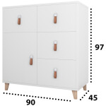 Comoda Andrei 4S Alba - imagine 2