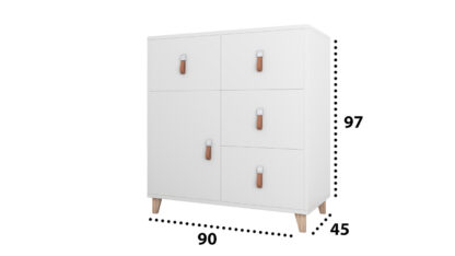 Comoda Andrei 4S Alba - imagine 2