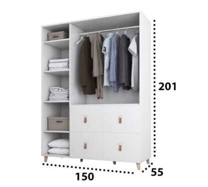 Dressing Andrei 3D Alb - imagine 5