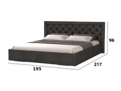 Pat Madera Negru 160x200 - imagine 5