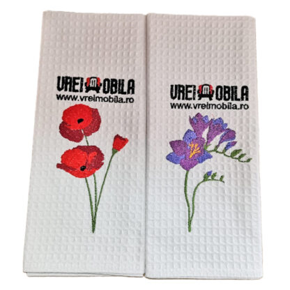 Set 2 prosoape bucatarie, model Zile de vara, 40x60 cm - imagine 6