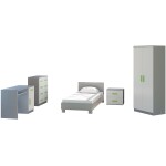 Set mobila Didi, 6 piese, culoare verde - imagine 2
