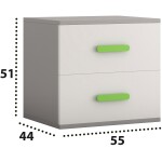 Set mobila Didi, 6 piese, culoare verde - imagine 6
