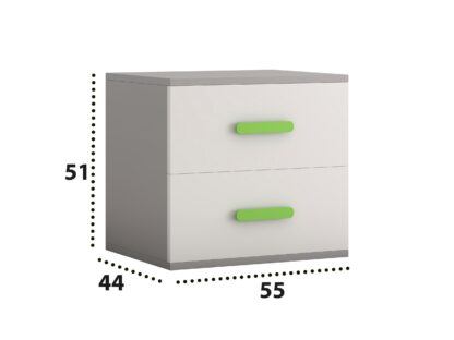 Set mobila Didi, 6 piese, culoare verde - imagine 6