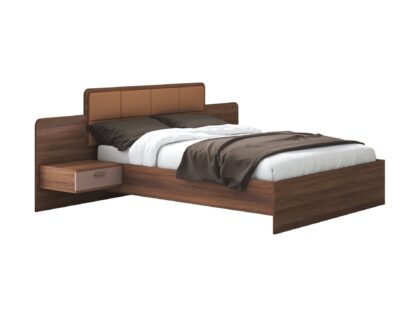 Set Dormitor Effect, Nuc, Dulap 150 cm, Pat 160x200 cm, 2 noptiere, comoda - imagine 3