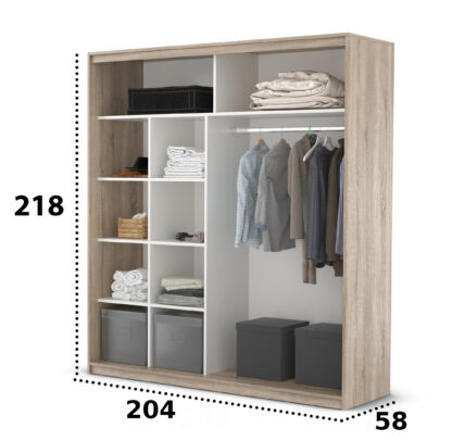 Dressing Radu, Sonoma/Alb - imagine 5