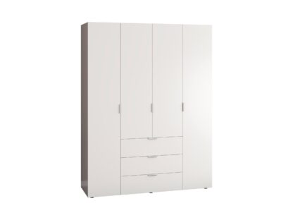 Dressing Oslo 4D, alb, 155x203x49 cm - imagine 2