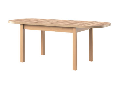 Masa extensibila 160x200 cm MB-12 Venus1, sonoma, lemn masiv de fag si PAL - imagine 3