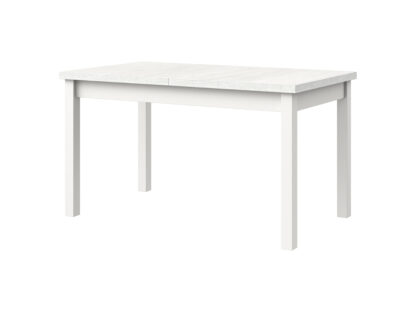 Masa extensibila 140x180 cm MB-21 Modena1, alb, lemn masiv de fag si PAL