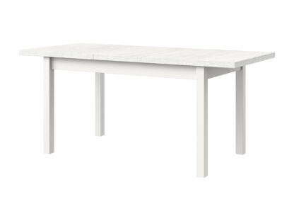 Masa extensibila 140x180 cm MB-21 Modena1, alb, lemn masiv de fag si PAL - imagine 3
