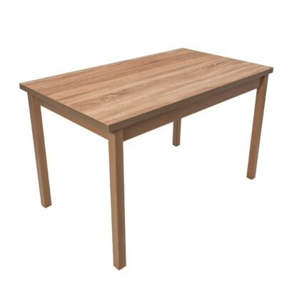 Masa living MB-13 Max3 S, sonoma, fixa 120x78x70 cm, lemn masiv de fag/pal - imagine 3