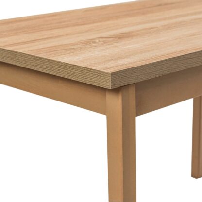 Masa living MB-13 Max3 S, sonoma, fixa 120x78x70 cm, lemn masiv de fag/pal - imagine 6