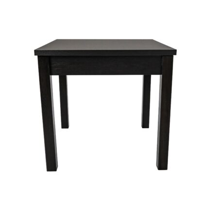 Set masa fixa 80 cm cu 4 scaune tapitate, MB-13 Max9 si S-38 Boss4 W2, Wenge, lemn masiv de fag, stofa - imagine 6