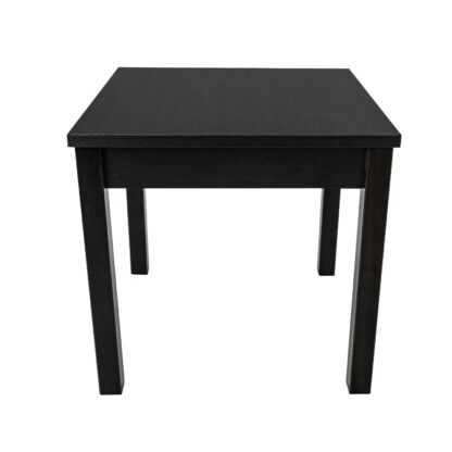 Set masa fixa 80 cm cu 4 scaune tapitate, MB-13 Max9 si S-38 Boss4 W15, Wenge, lemn masiv de fag, stofa - imagine 6