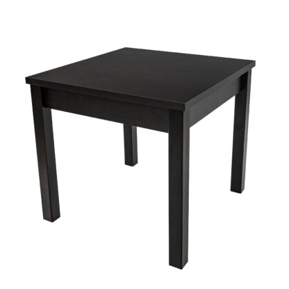 Masa living Max9 W, wenge, fixa 80x80x78 cm, lemn masiv de fag/pal - imagine 4