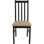 Set masa extensibila 120x150cm cu 6 scaune tapitate, MB-13 Max5 si S-38 Boss10 W2, wenge, lemn masiv, stofa - imagine 7