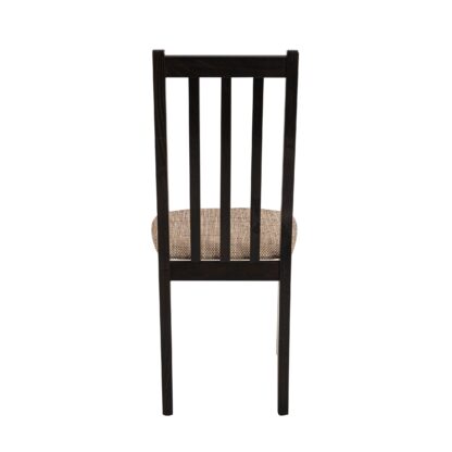 Scaun din lemn masiv de fag tapitat cu stofa S-38 Boss10 W2, wenge - imagine 5