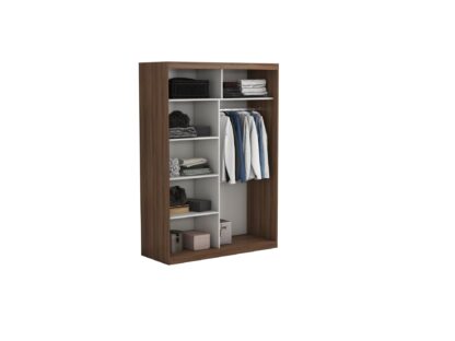 Set Dormitor Effect, Nuc, Dulap 150 cm, Pat 160x200 cm, 2 noptiere, comoda - imagine 10