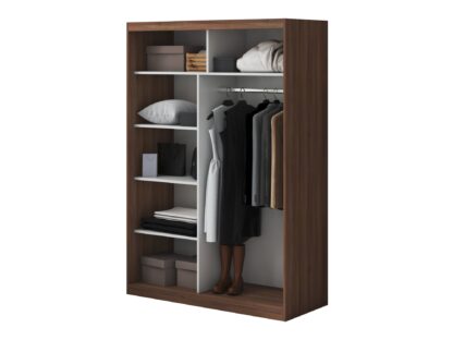 Set Dormitor Tokyo, Nuc, Dulap 150 cm, Pat 160x200 cm, 2 noptiere, comoda - imagine 10