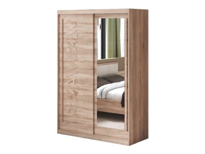 Set Dormitor Tokyo, Sonoma, Dulap 150 cm, Pat 160x200 cm, 2 noptiere, comoda - imagine 9