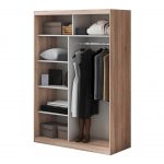 Set Dormitor Tokyo, Sonoma, Dulap 150 cm, Pat 160x200 cm, 2 noptiere, comoda - imagine 10
