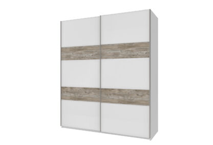 Dressing Zara, alb/sonoma, 180x213x60 - imagine 3