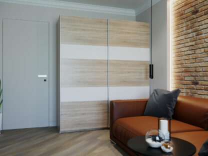 Dressing Zara, sonoma/alb, 180x213x60