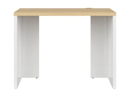 Birou Dan, sonoma/alb, 100 cm