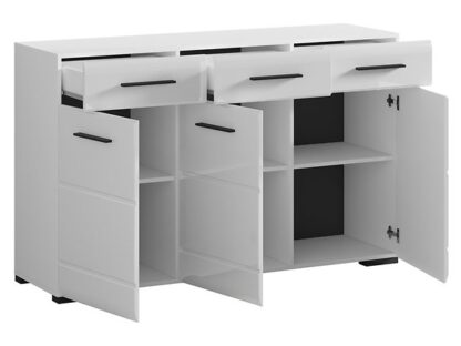 Comoda Fever, alb, 150 cm - imagine 3