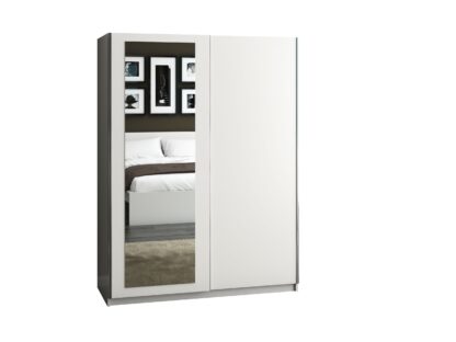 Dressing Isa, alb, 150x200x55 cm, 3 polite - imagine 2