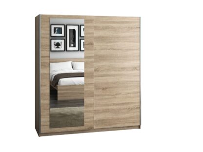Dressing Isa, sonoma, 180x200x55 cm, 3 polite - imagine 2