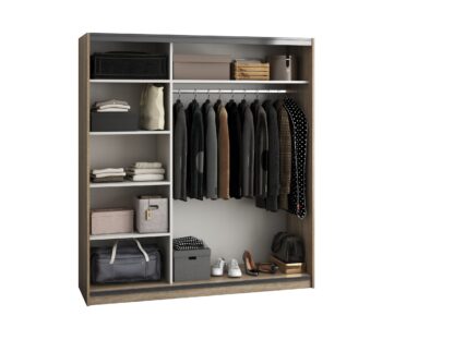 Dressing Isa, sonoma, 180x200x55 cm, 3 polite - imagine 3