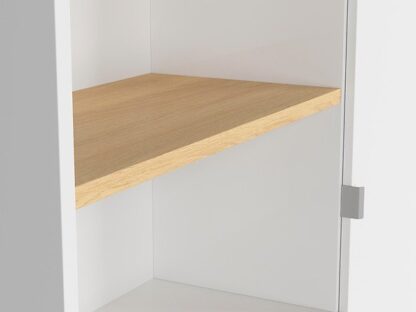 Dulap Dan, alb/sonoma, 120 cm - imagine 4