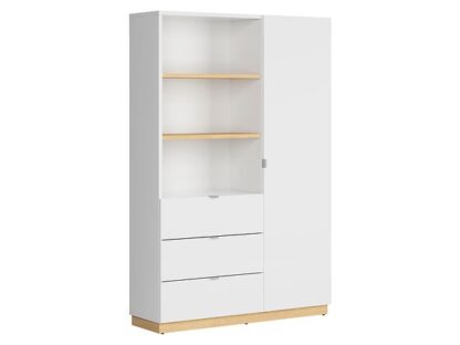 Dulap Dan, alb/sonoma, 120 cm - imagine 2