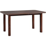 Masa living Venus2 O, nuc, extensibila 140/180x80x76 cm, lemn masiv de fag/pal