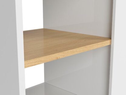 Raft Dan, sonoma/alb, 100x78x51 cm - imagine 5