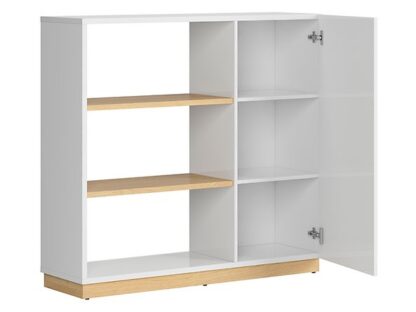 Raft Dan, sonoma/alb, 120x112x36 cm - imagine 4