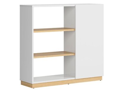 Raft Dan, sonoma/alb, 120x112x36 cm - imagine 2